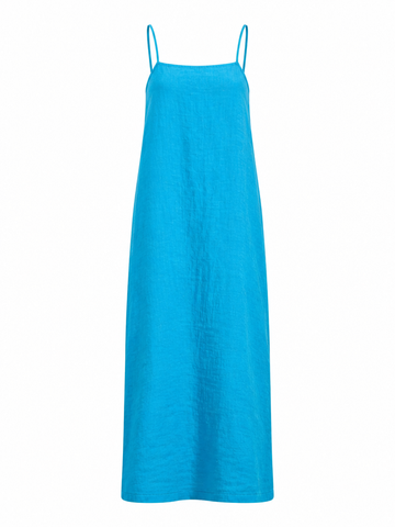 Grounded Linen Sleeveless Maxi Dress