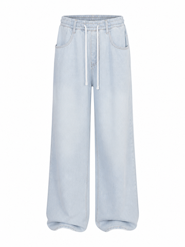 Confident Patchwork Wide Leg Pants