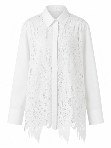 Liberated Lace Hollow Blouse