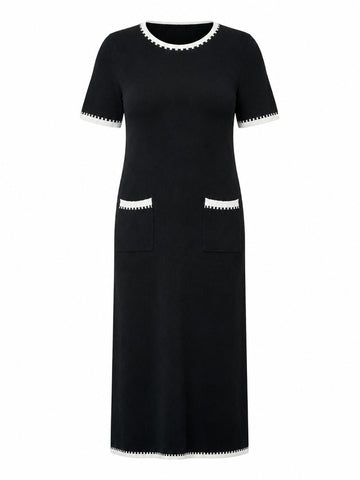 Grounded Knit Loose Maxi Dress