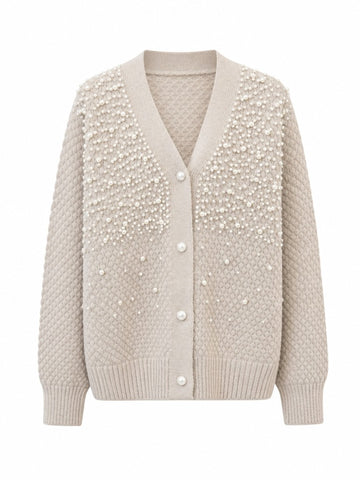 Divine Pearl Knit Cardigan
