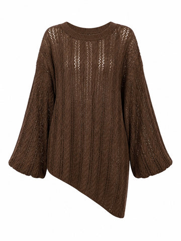 Unique Oversized Knit Pullover