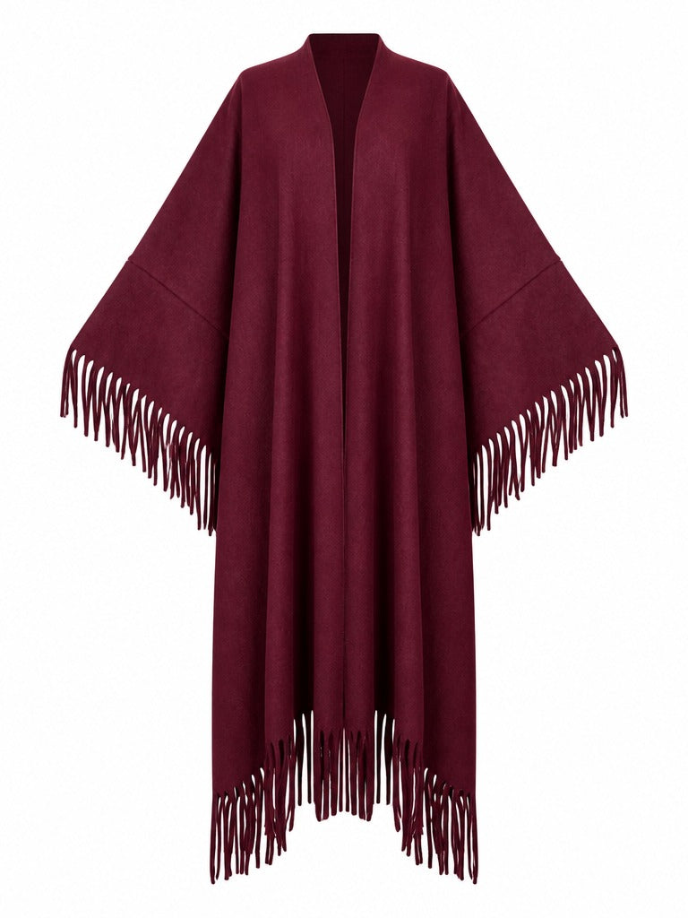 Boundless Fringed Long Cardigan