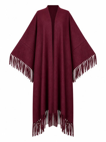 Boundless Fringed Long Cardigan