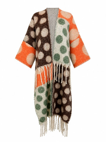 Wanderlust Tassel Geometric Cardigan