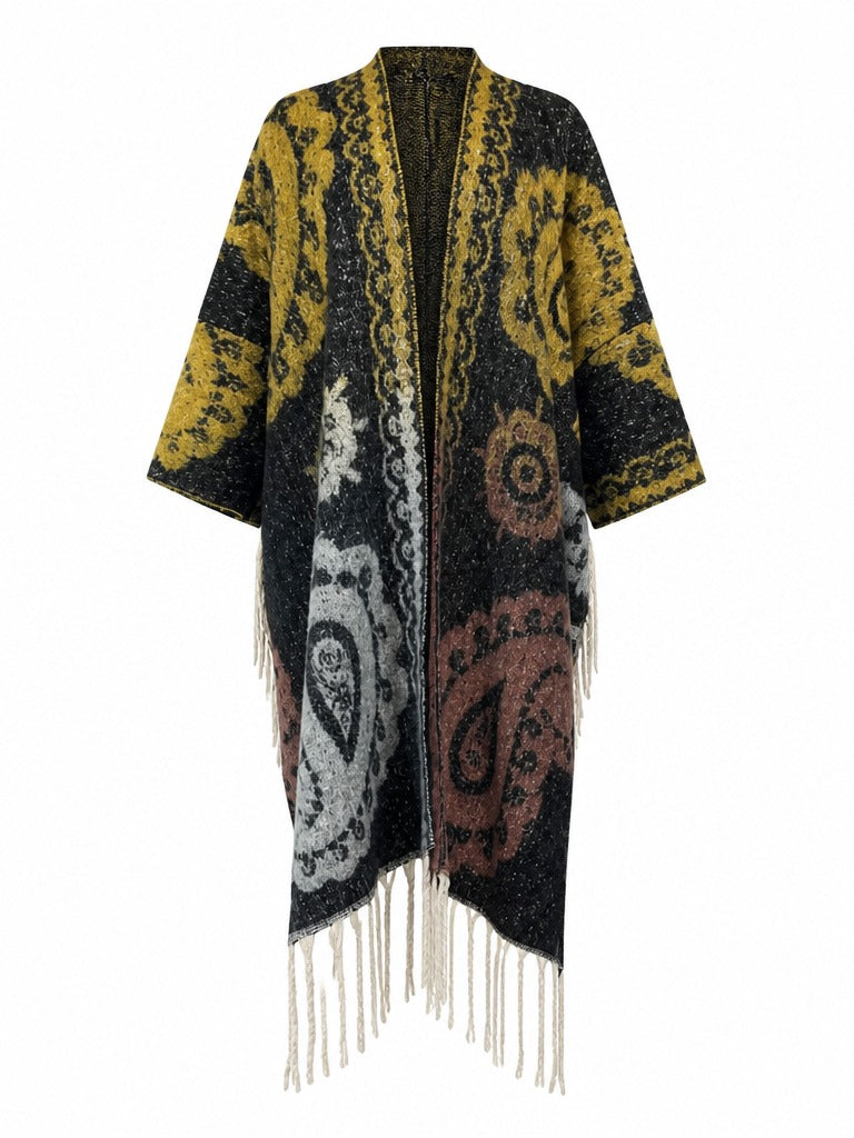 Wanderlust Tassel Knit Kimono
