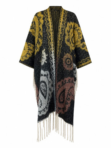 Wanderlust Tassel Knit Kimono