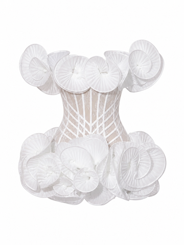 Worthy Off-Shoulder Ruffle Mini Dress