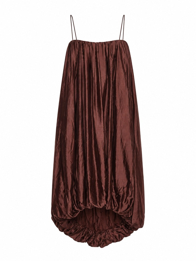 Divine Oversized Pleated Maxi Dress
