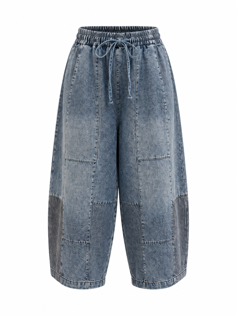 Boundless Washed Denim Wide-Leg Jeans