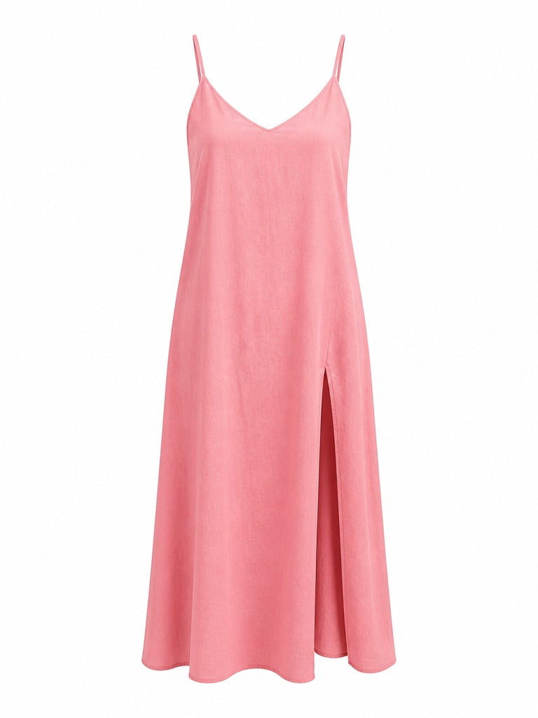 Liberated Flowing Slit Maxi Dress