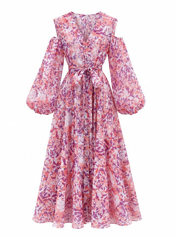 Wanderlust Flowy Floral Midi Dress