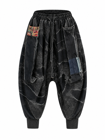 Unstoppable Patchwork Denim Bloomer Set