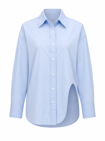 Grounded Ribbed Loose Shirt