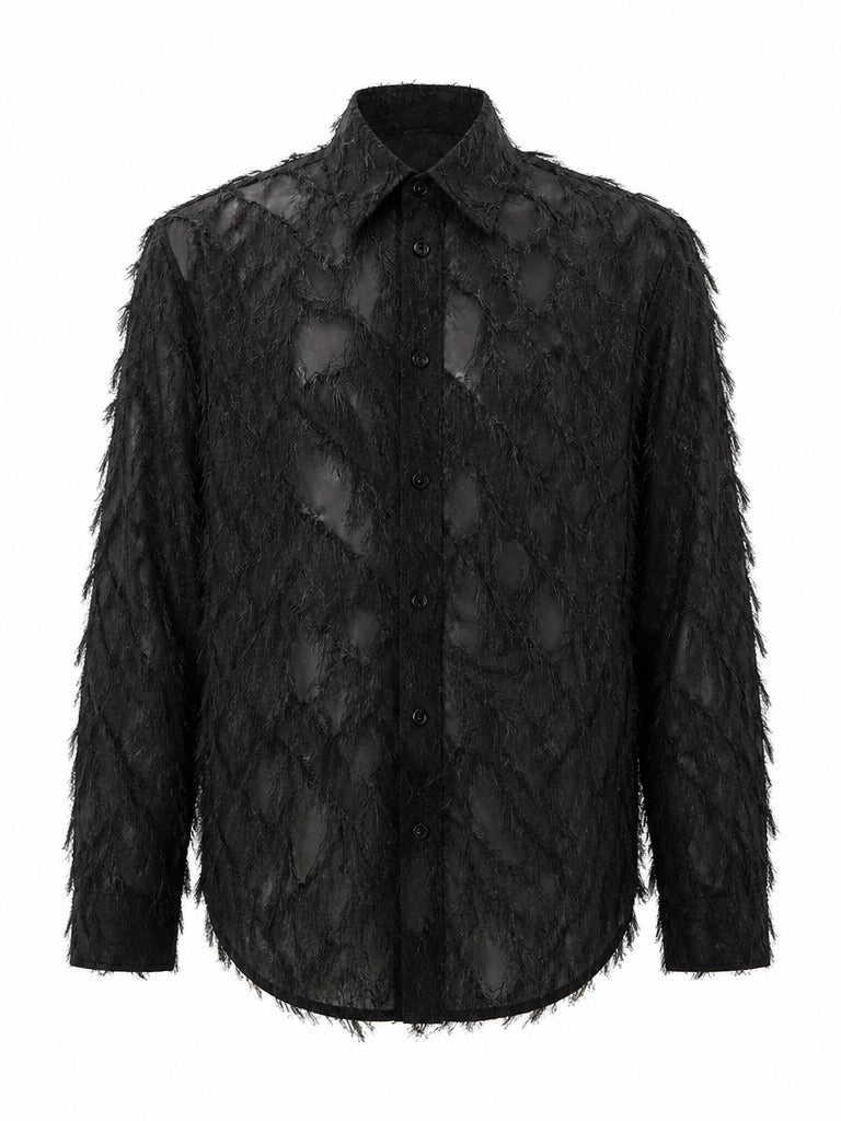 Untamed Fringe Loose Blouse