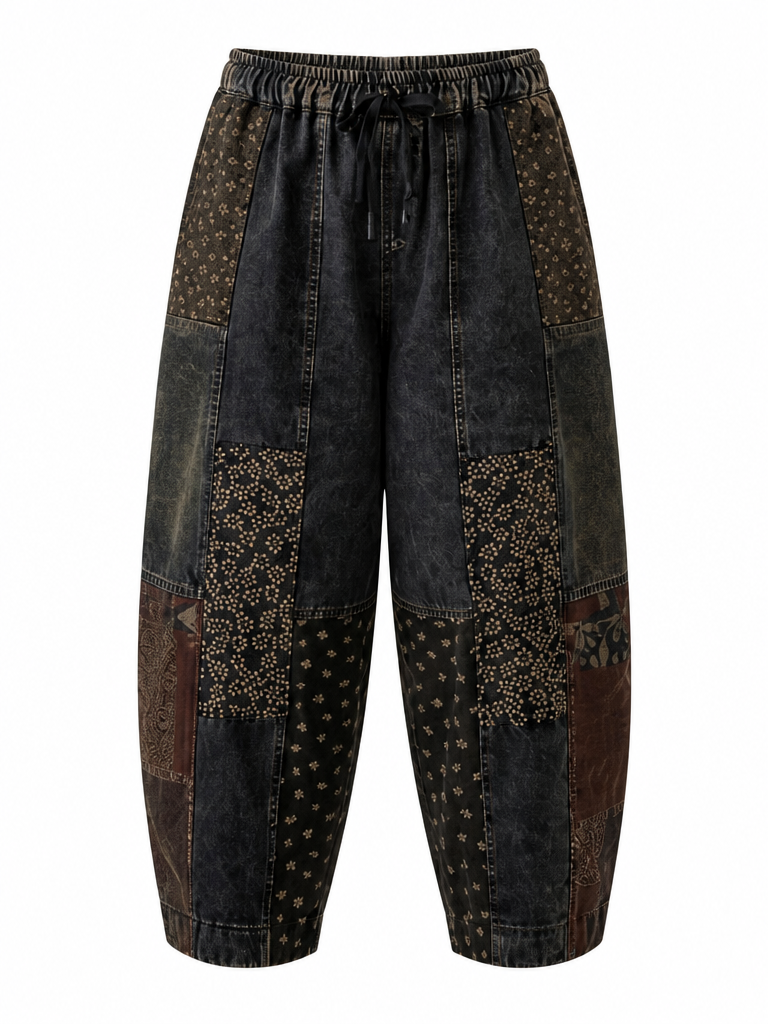 Wanderlust Patchwork Loose Jeans