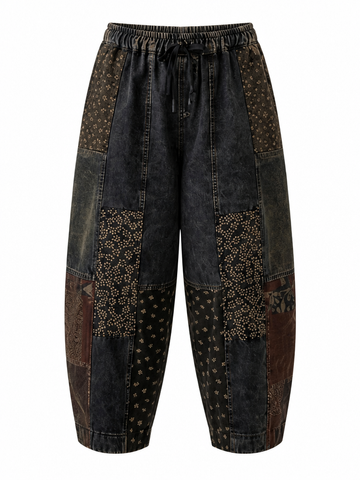 Wanderlust Patchwork Loose Jeans