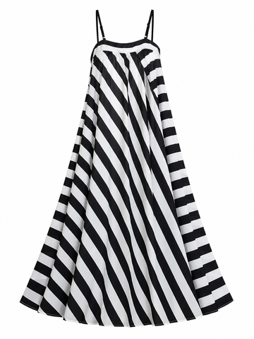 Sovereign Striped Slip Maxi Dress