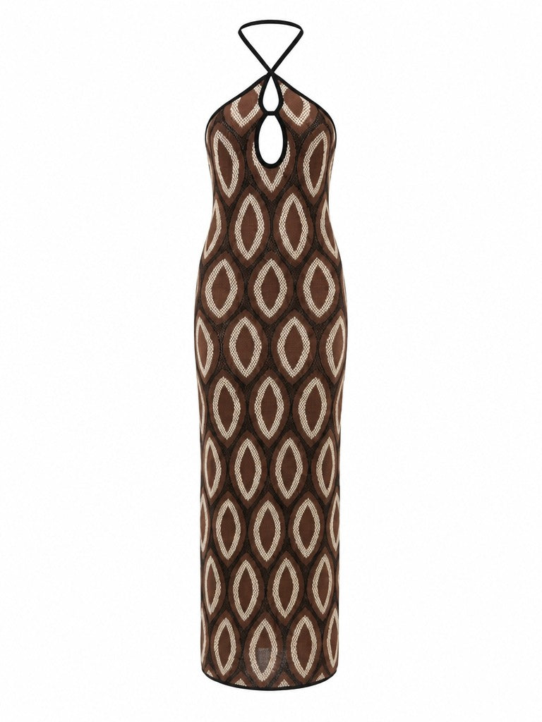 Wanderlust Knit Printed Maxi Dress