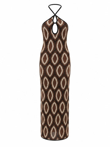 Wanderlust Knit Printed Maxi Dress