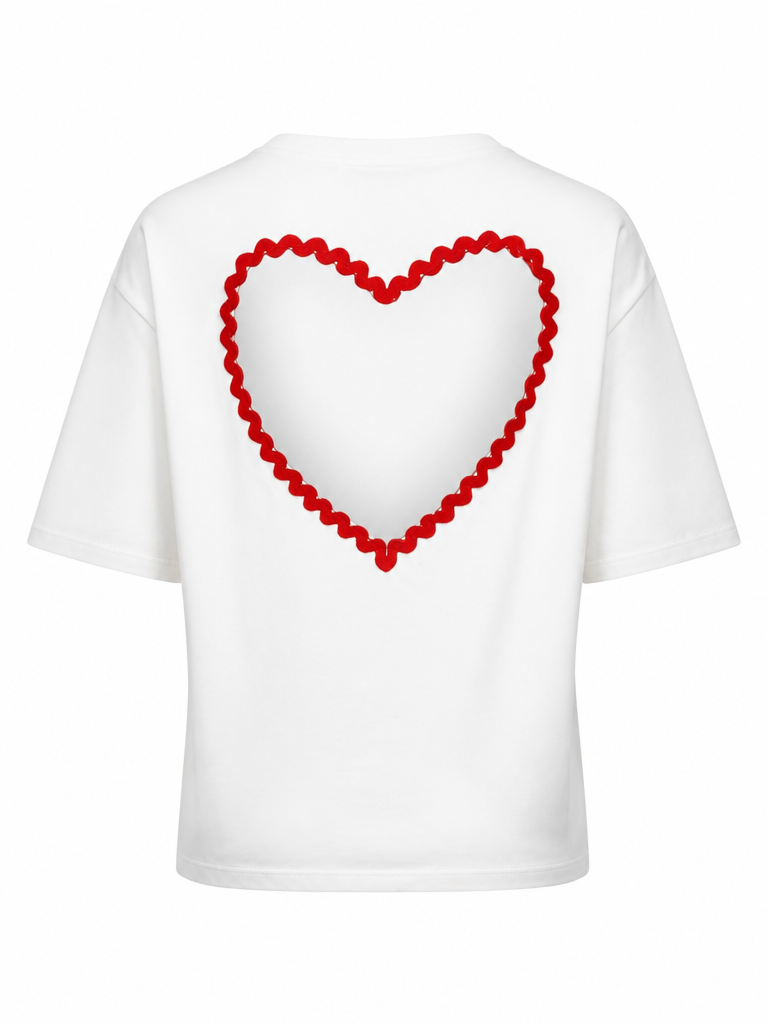Audacious Cutout Heart T-shirt