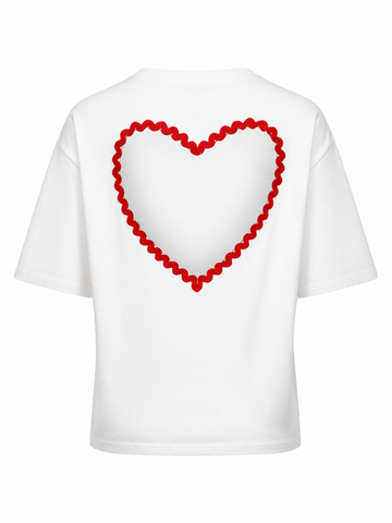 Audacious Cutout Heart T-shirt
