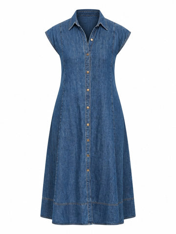Wanderlust Denim Maxi Dress