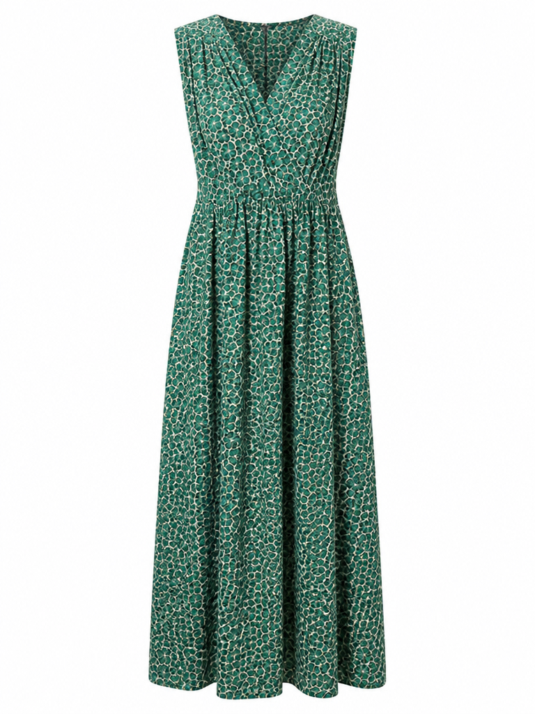 Free Spirit Floral Chiffon Maxi Dress