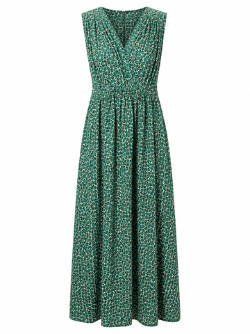 Free Spirit Floral Chiffon Maxi Dress