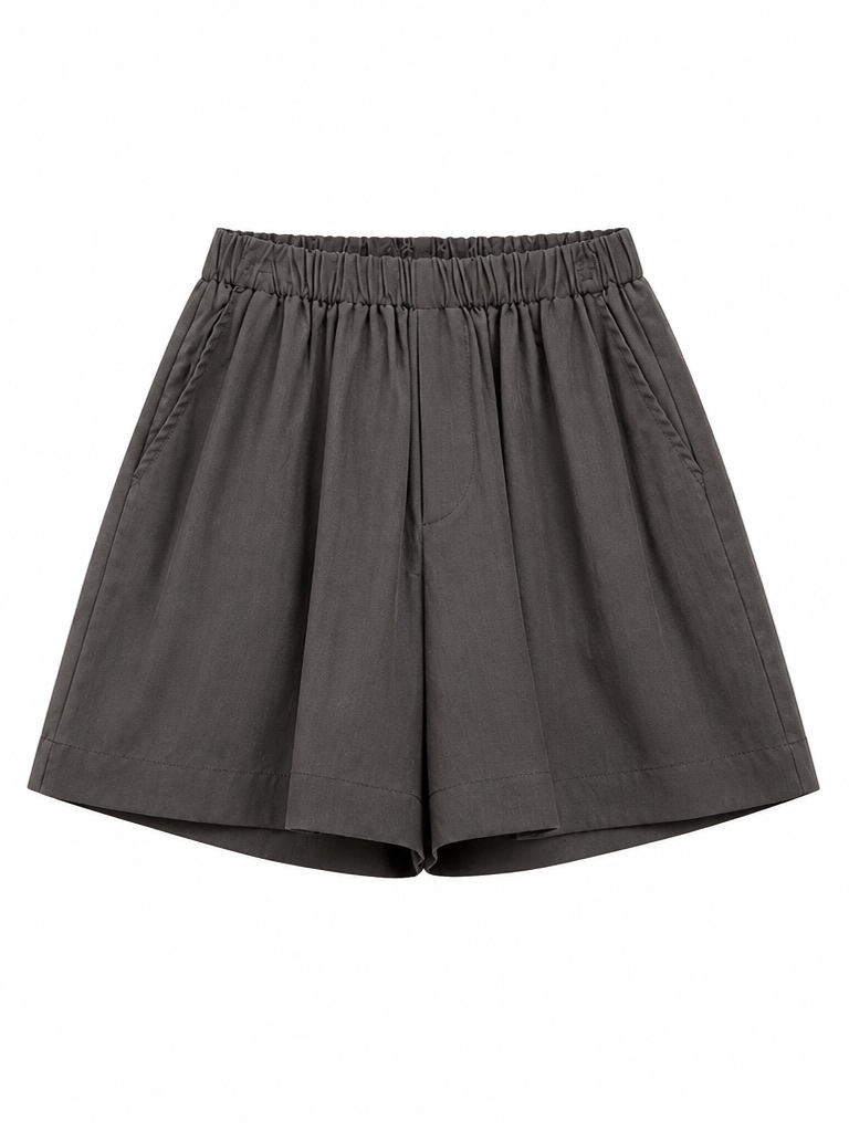 Grounded Loose Linen Shorts
