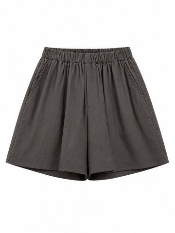 Grounded Loose Linen Shorts