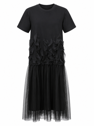 Liberated Casual Mesh Maxi Dress