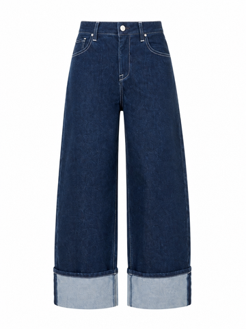Free Spirit Cuffed Barrel Denim Jeans