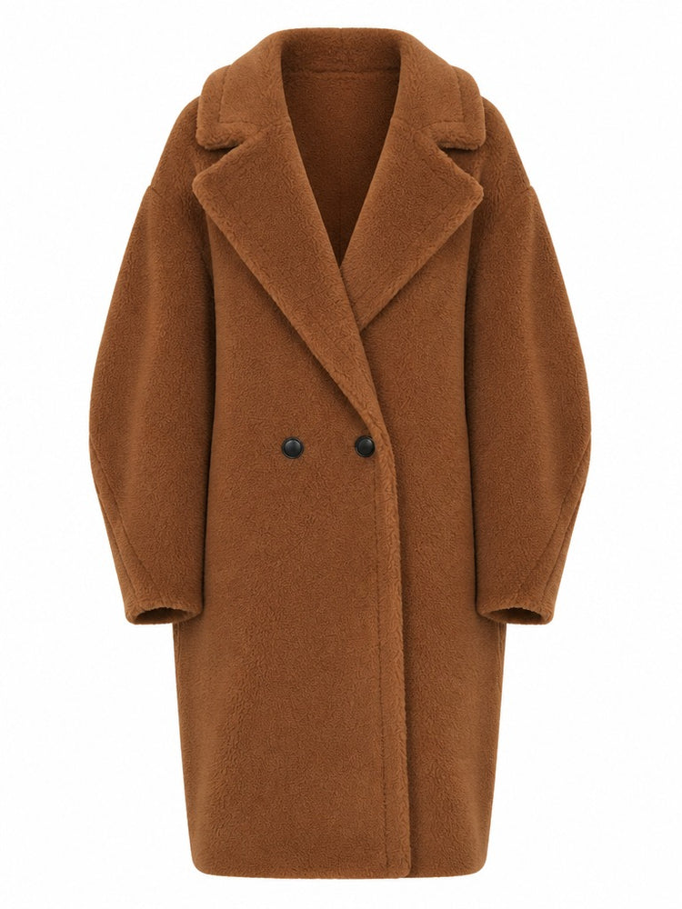 Grounded Oversized Teddy Coat