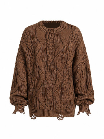 Grounded Chunky Knit Sweater