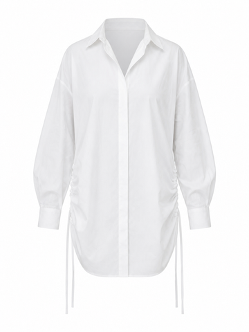 Limitless Drawstring Oversized Shirt