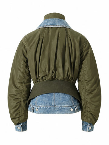Audacious Denim Patchwork Jacket