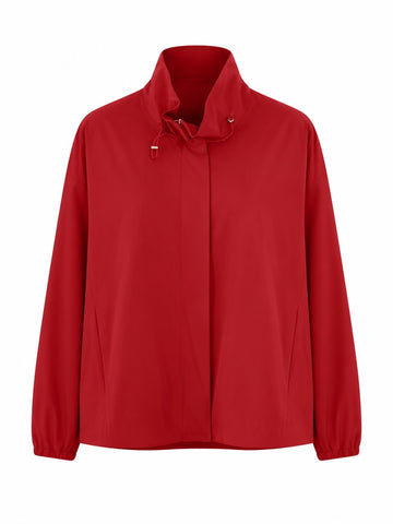 Grounded Cropped Drawstring Jacket