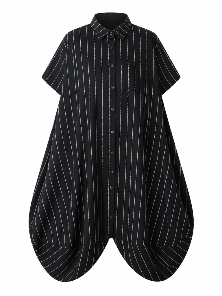 Sovereign Striped Loose Dress