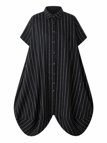 Sovereign Striped Loose Dress