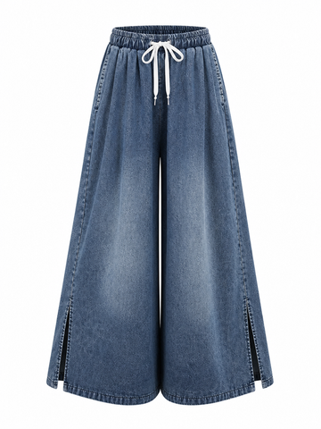 Wild Heart Denim Wide Leg Pants