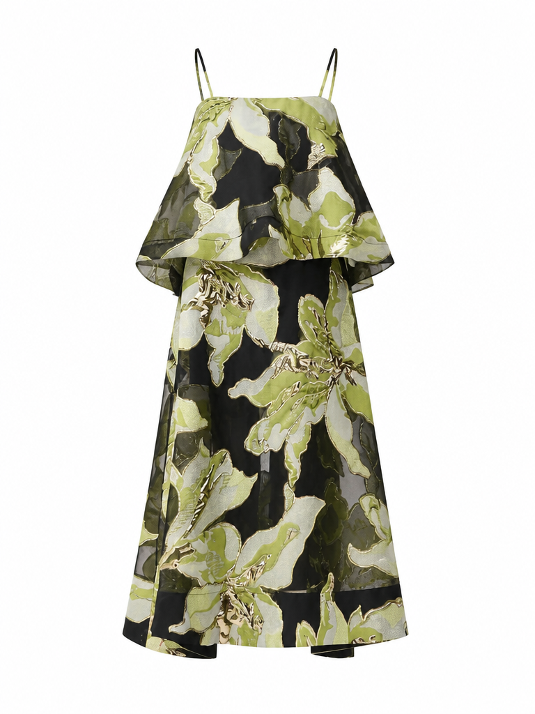 Divine Printed Maxi Dress