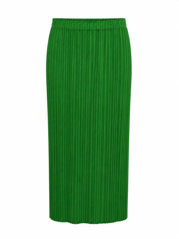 Worthy Pleated Contrast Knit T-shirt
