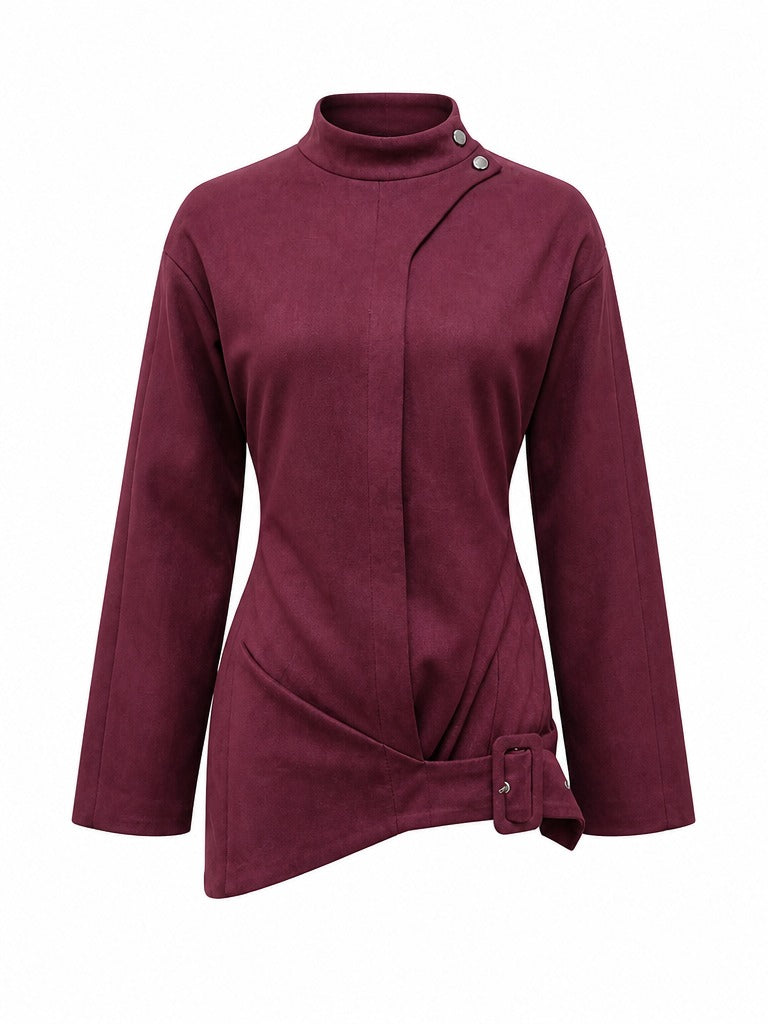 Confident Slim Belted Jacket