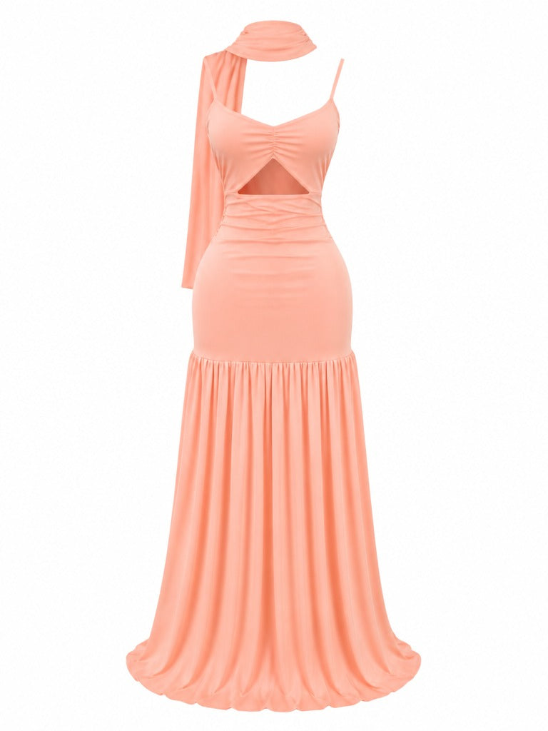 Radiant Ruched Maxi Dress