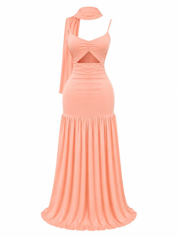 Radiant Ruched Maxi Dress
