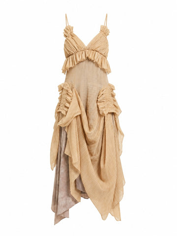 Radiant Pleated Maxi Dress