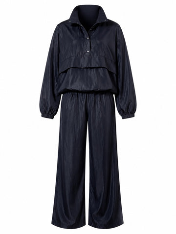 Elegant Satin Loose Loungewear Set