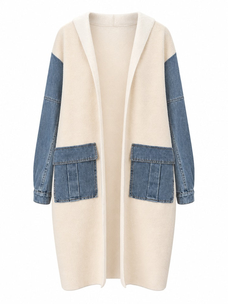 Adventurous Knit Denim Cardigan
