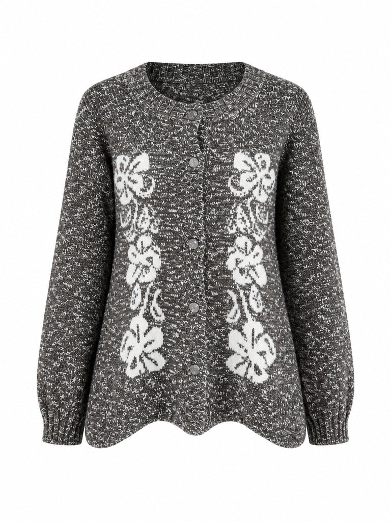 Chosen Jacquard Knit Cardigan